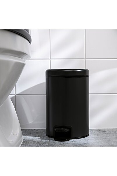 IKEA GANSJÖN Waste bin, black, 3 l