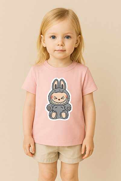 SVART WEAR Labubu Print Toy cu imprimeu Tricou cu tricou modele pentru copii ...