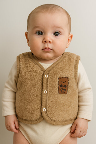 OMY Kuzu Wellsoft Vest 3 Months-2 Years Unisex Girl&Boy Baby Child Winter Vest Set