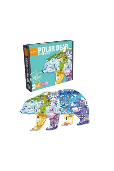Arthink Puzzle in Forma de Urs Polar - 180 Piese