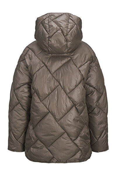 Jack & Jones Women's Zipper Closure Hooded Coat - Nova