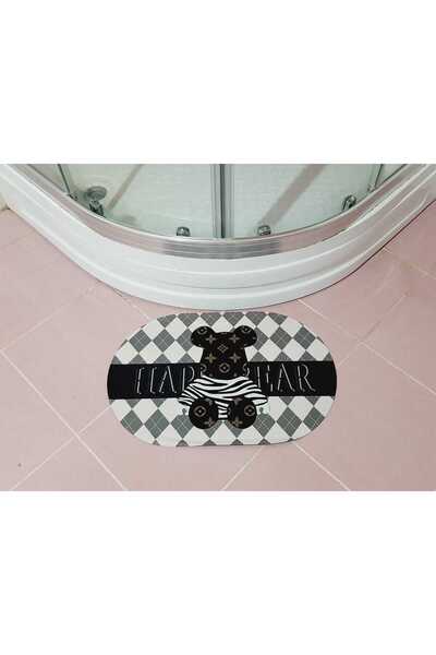 bir sürü eşya pak market Magic Mat Water Absorbent Non-Slip Based Ablution Bathroom Shower Sink Mat Countertop Front Mat