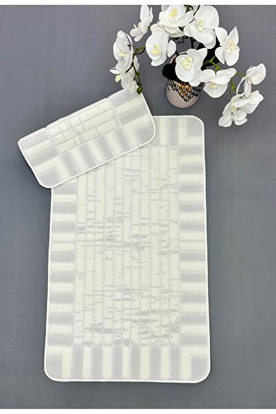 Dainty Home Goblette Home |   Premium Bathroom Rug Set 60X100 and 50X60 - Mod...