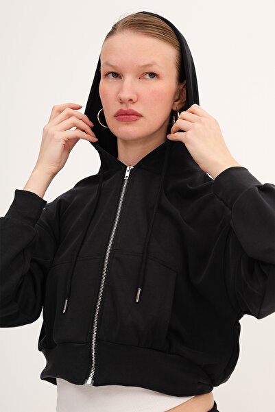 Addax Hooded Modal Sweatshirt H12048