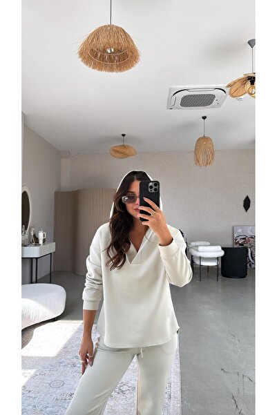 Buket Teke بدلة غوص بغطاء للرأس بلون النعناع الفاتح