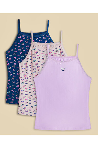 R&B 3 Pack Unicorn Printed Camisoles