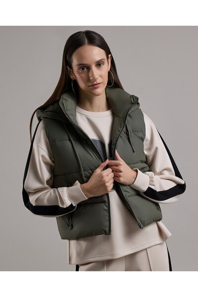 R&B سترة مبطنة بسحاب للإغلاق