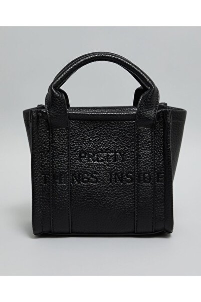 R&B حقيبة توت صغيرة منقوشة بنقشة فتاة سوداء