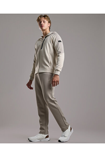 R&B بنطال رياضي بتفاصيل مطبوعة وخصر مطاطي