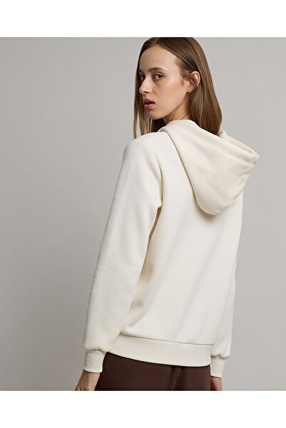 R&B Solid Hooded Jacket with Zipper Closure