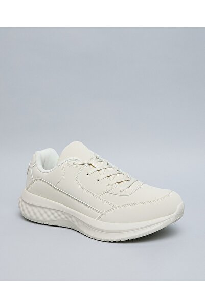 R&B Sand Men's Solid Lace Up Sneakers