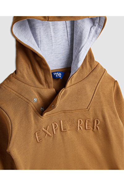 R&B Embroidered Hooded Clothing Set