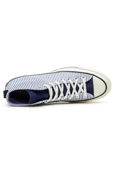 Converse Unisex High-Top Chuck 70 Crafted Stripe Sneakers, Size 38 EU, Blue