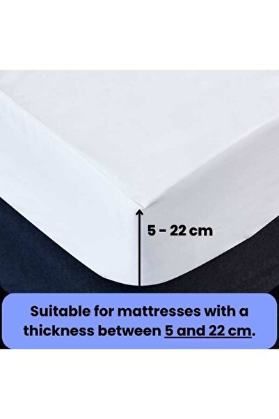 Mercaton Napínacia plachta, bavlna, pevná látka, 140 g/m2, 180 x 200 cm, modrá