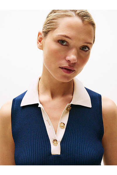 Tommy Hilfiger Women's Mixed Rib Contrast Sweater