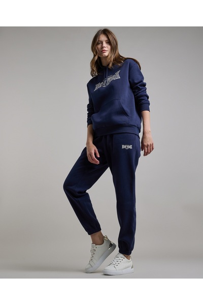 R&B Print Detail Joggers with Drawstring Waist