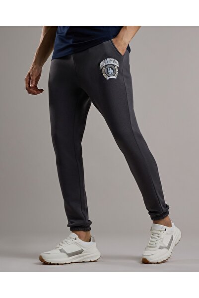 R&B Printed Joggers with Drawstring Waist