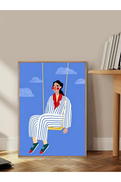 Tuba Decor Tablo dintr-o singură bucată cu rame din lemn pentru sufragerie, s...