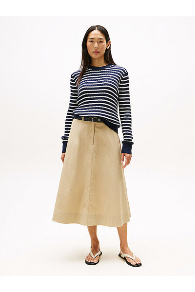 Tommy Hilfiger Women's Co Cable Fine Sweater