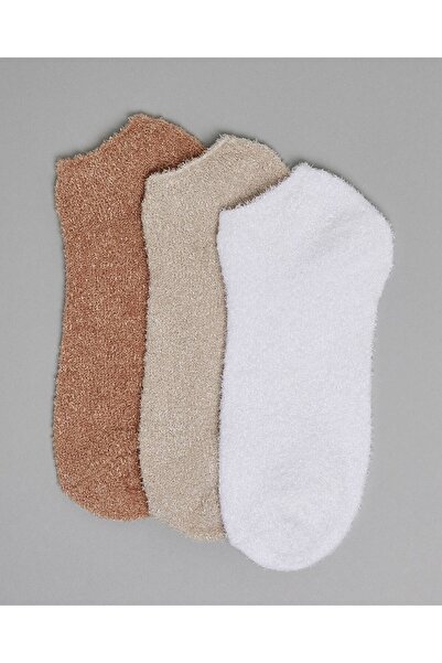 R&B 3 Pack Solid Winter Ankle Socks