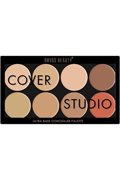 SWISS BEAUTY مجموعة إخفاء العيوب ألترا بيس الخالية من الزيوت والشمع (16 جرام،...