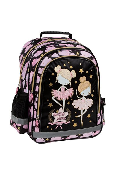 OEM Dievčenský batoh, Derform Ballerina, s 3 priehradkami, PL15BBL12, 38x28x1...