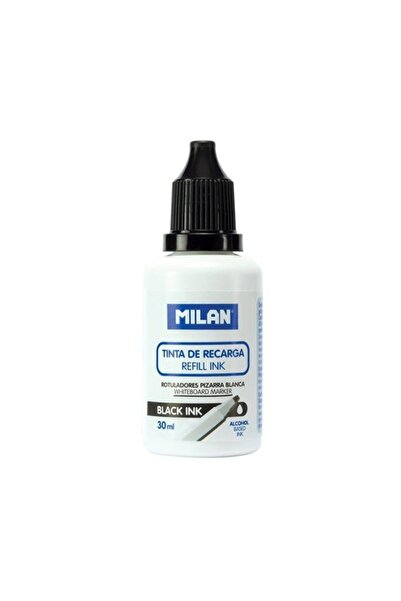 Milan Whiteboard Marker Refill, Color Black, Material Ink, 30 ml, Alcohol-Based