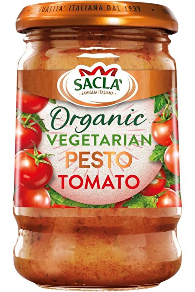 Sacla بيستو أحمر عضوي 190 جرام