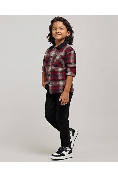 R&B Solid Jogger Pants with Drawstring Waist