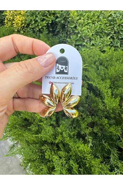 MODA 14k Vip Seri 40 mm Çiçek Küpe