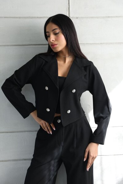 BALANDI طقم ثلاثي (جاكيت، كروب، بنطلون)