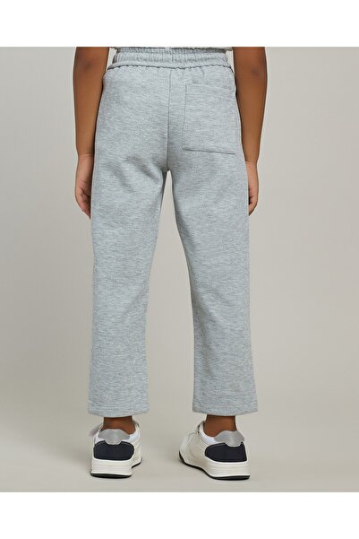 R&B Textured Pants with Drawstring Waist