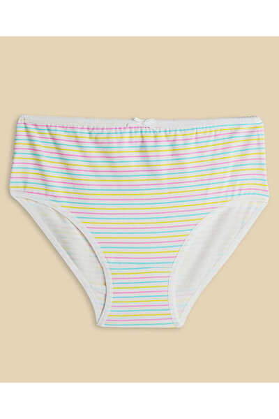 R&B Ivory Women's 5 Pack Printed Bikini Briefs