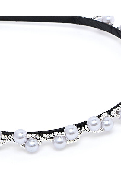 R&B Grey Women's Embellished Headband
