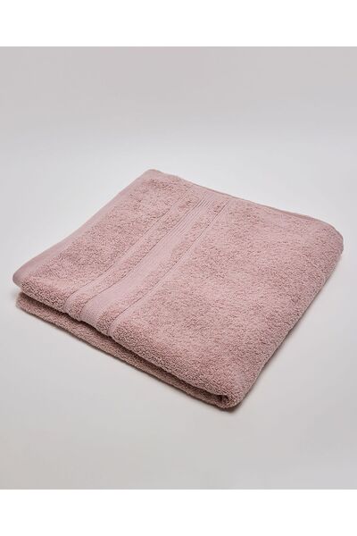 R&B Beige Unisex Textured Bath Towel