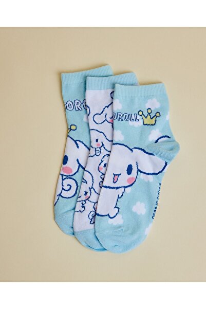 R&B 3 Pack Cinnamonroll Ankle Socks