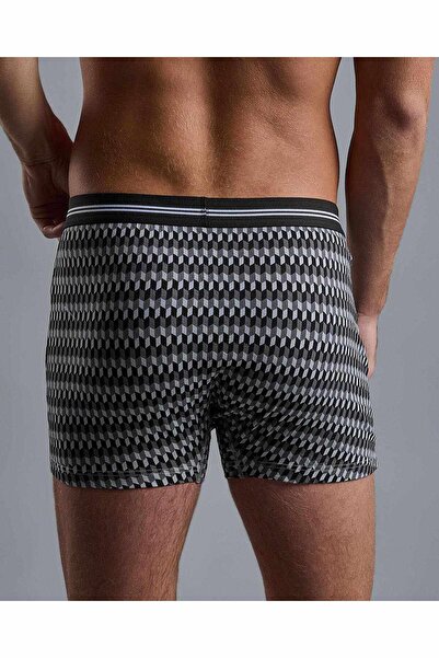 R&B Grey Men's Grey Men's's 2 Pack Long Trunks