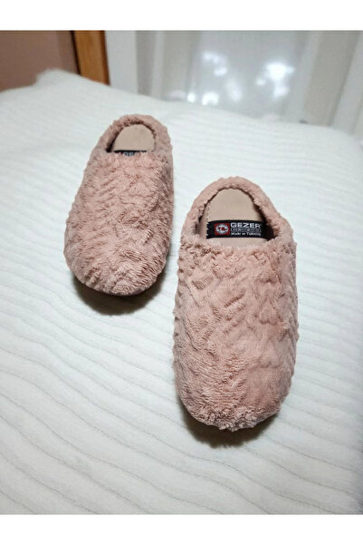 GEZER Hafif Yumuşak Taban Sessiz Peluş Ev Terlik
