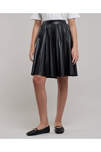 R&B تنورة قصيرة سادة بخصر مطاطي