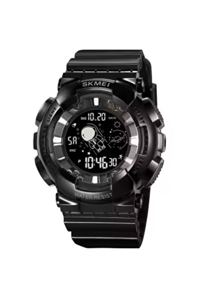 Skmei Ceas de mână bărbătesc, stil militar, la modă, cuarț, casual, digital, ...