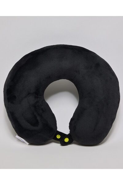 R&B Black Women's Batman Logo Detail Neck Pillow