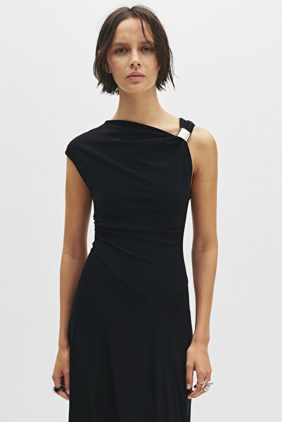 Pull & Bear Midi tokalı elbise