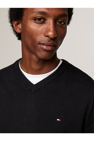 Tommy Hilfiger Men's Pima Org Ctn Cashmere Sweater