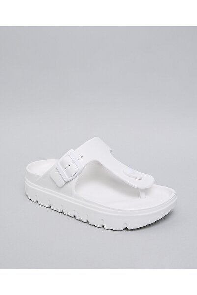 R&B Ivory Women's Toe Post Comfort Sandals