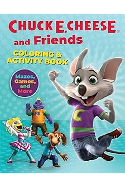 Simon Schuster Chuck E Cheese & Friends Coloring & Activity Book Mazes Games ...