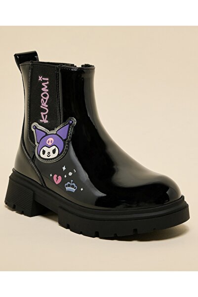 R&B حذاء كورومي أسود اللون للبنات