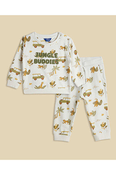 R&B Ivory Boy's Ivory Boy's Printed Clothing Set