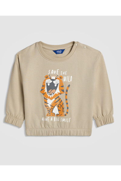 R&B Printed Sweatshirt and Joggers Set