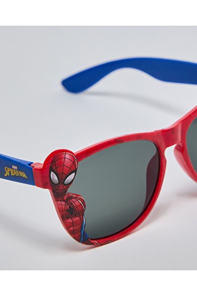 R&B Red Boy's Spiderman Printed Sunglasses