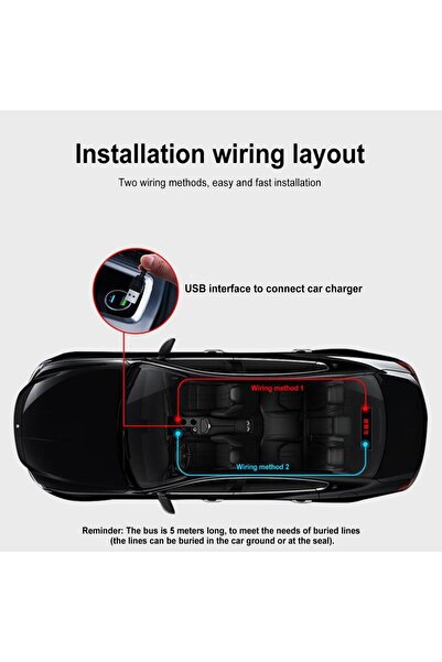 Generic Flexible LED Car Screen Display - APP Control - Multi-Language